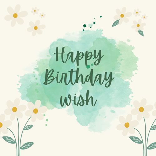 Happy Birthday Wish