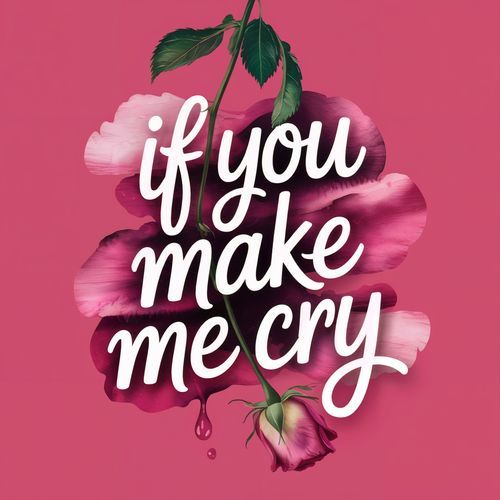 If you make me cry