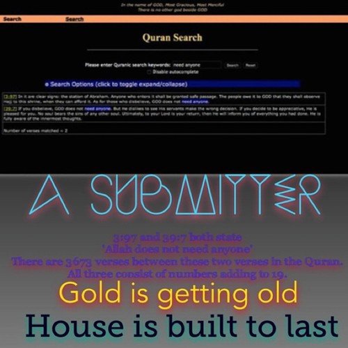 Gold Is Getting Old / House Is Built to Last