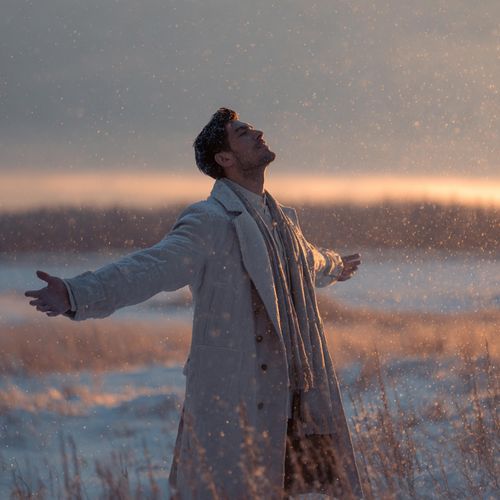 A beautiful day like a snowflake