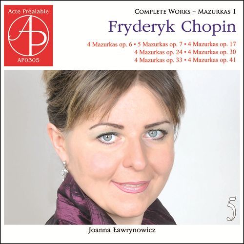 Mazurka in F‑Sharp Minor, Op. 6: No. 1, M.M. cover art