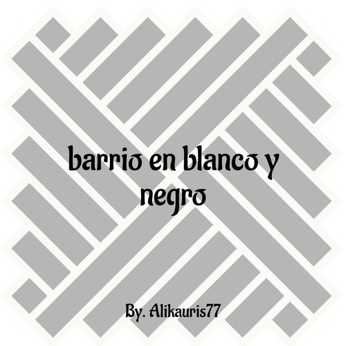 barrio en blanco y negro cover art