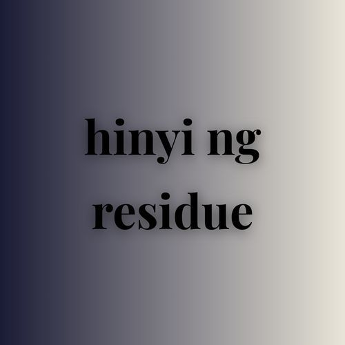 Residue cover art