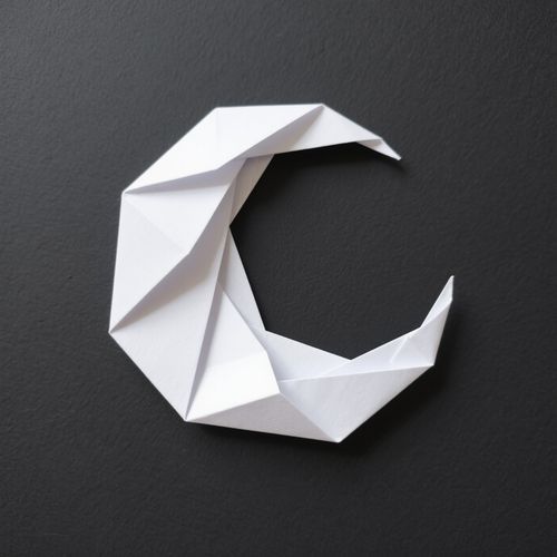 Paper Moon Origami Static