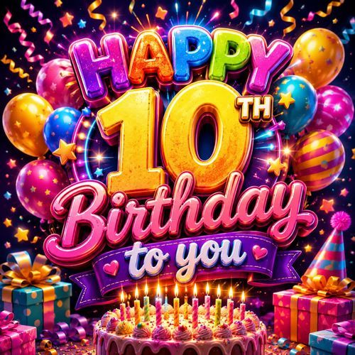 Happy 10th Birthday To You