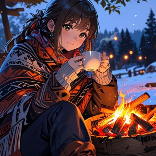 焚き火と冬の午後 cover art
