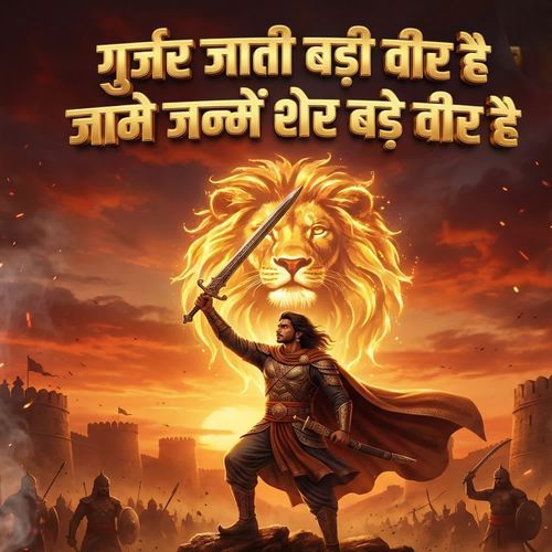 Gurjar jati badi veer hai jame janme sher bade veer hai
