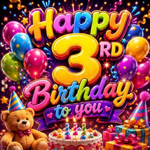 Happy 3rd Birthday To You