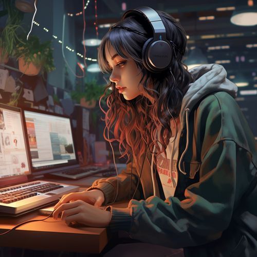 Artistic Beats: Lofi Canvas