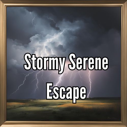 Stormy Serene Escape - Soothing Thunderstorm Music for Calming