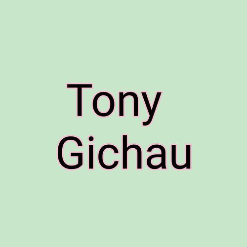Tony Gichau cover art