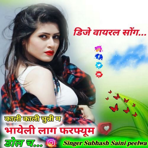 काली काली चुनी भायेली लगा पर��फ्यूम डोल च