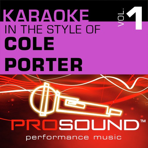 You're The Top (Karaoke Lead Vocal Demo)[In the style of Cole Porter]