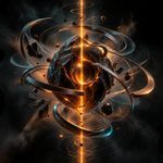 Magnetic dust artwork
