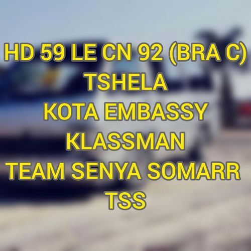 HD 59 LE CN 92 (BRA C) - KOTA EMBASSY