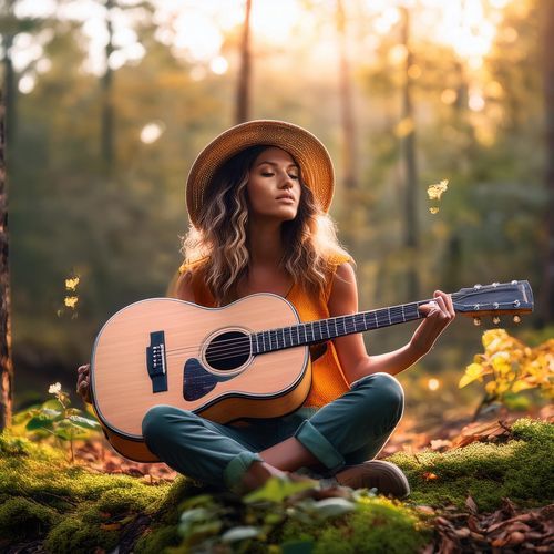 Morning Dew: Guitar Relaxation at Sunrise