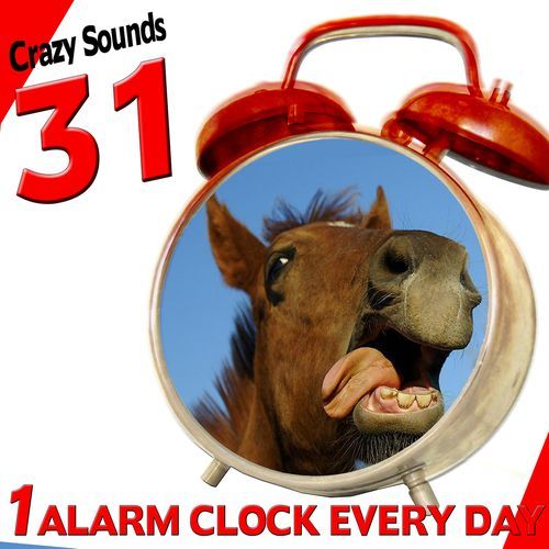 31 Crazy Sounds. 1 Alarm Clock Every Day