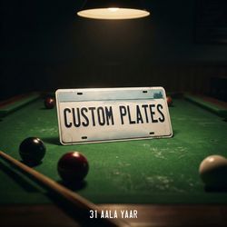 Custom Plates by 31 Aala Yaar