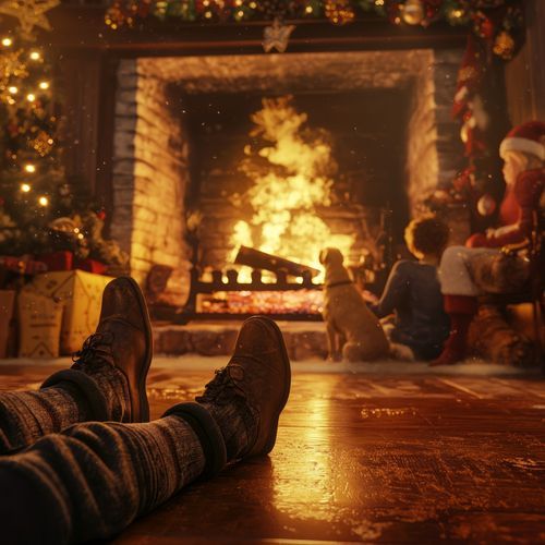 Fireside Yuletide: A Cozy Christmas_poster_image