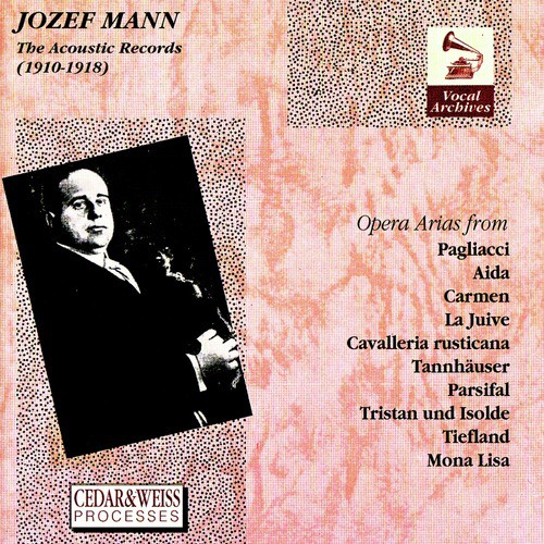 Jozef Mann: The Acoustic Records (1910-1918)