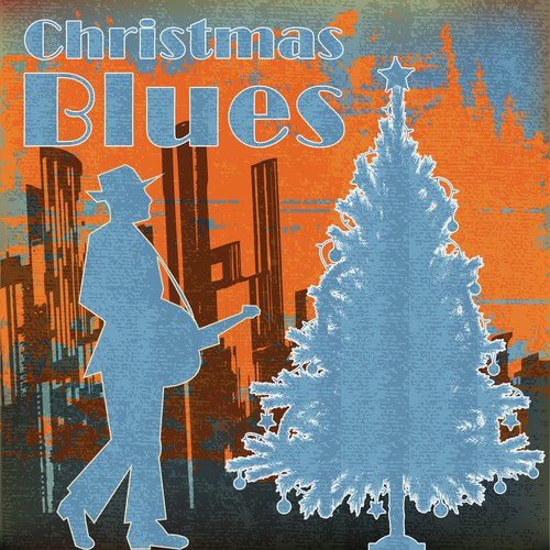 christmas blues guitar