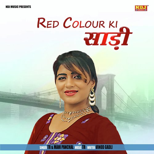 red color ki saree