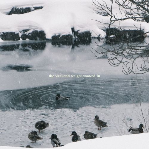 the weekend we got snowed in