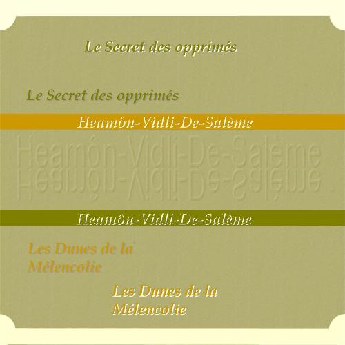 Les dunes de la mélancolie cover art