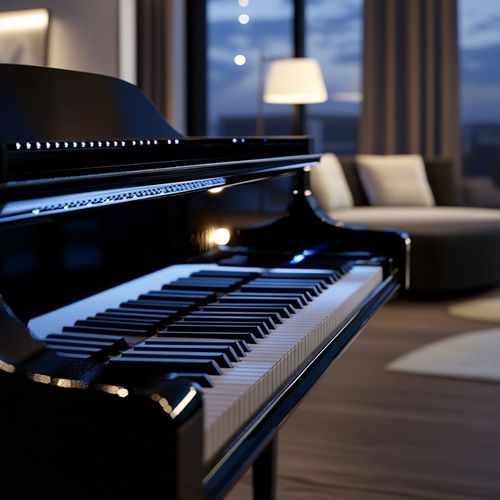 Serene Piano Music for Deep Evening Relaxation_poster_image