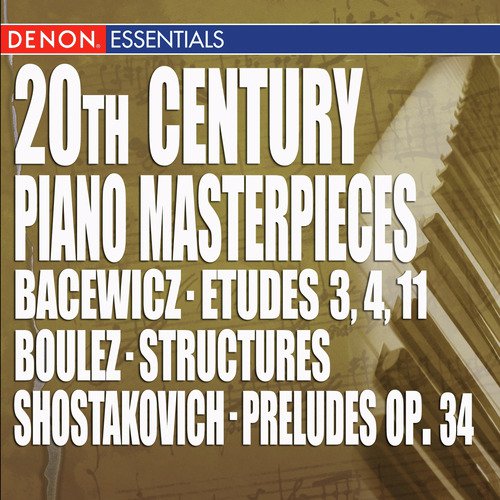 Preludes for Piano, Op. 34, No. 1: Moderato