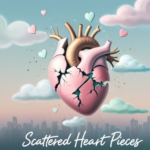 scattered heart pieces cover art