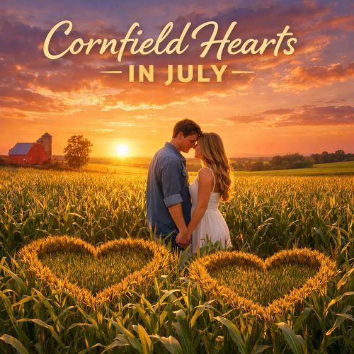 Cornfield Hearts in July