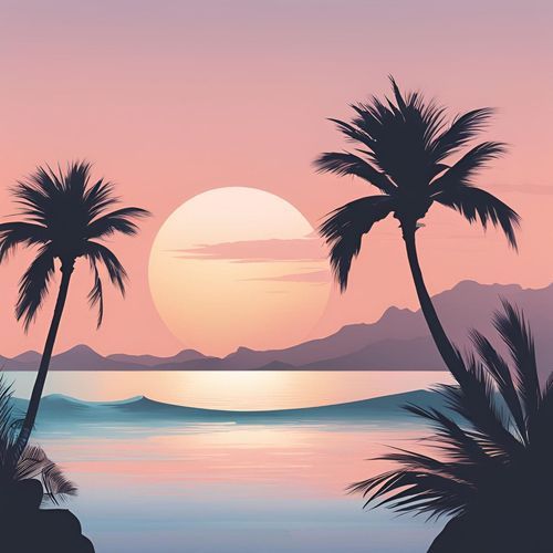 The waves of the sea