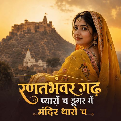 Ranatbhanwar Garh Pyaron Ch Doongar Mein Mandir Tharo Ch