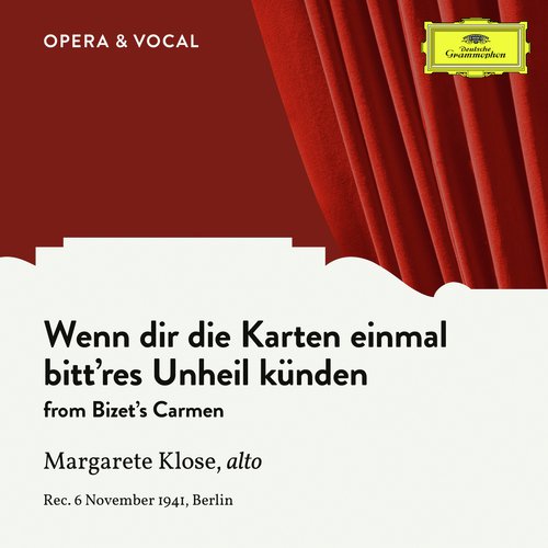 Bizet: Carmen, WD 31: Wenn dir die Karten einmal bitt&#039;res Unheil künden (Sung in German)_poster_image