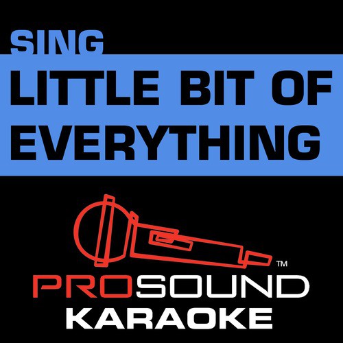 Little Bit of Everything (Karaoke Instrumental Track) [In the Style of Keith Urban]