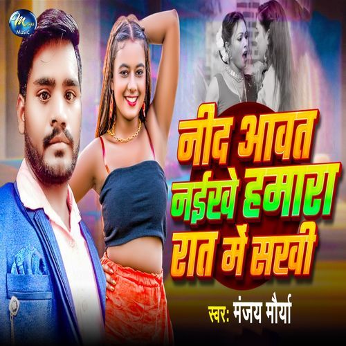 Nind Aawat Naikhe Hamara Rat Me Sakhi