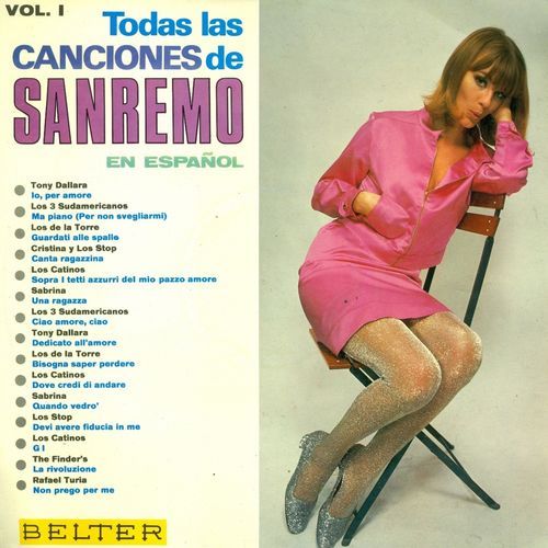 Todas las canciones de sanremo en español, Vol. 1
