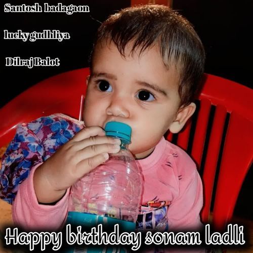 Happy birthday sonam ladli