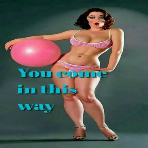 You come in this way