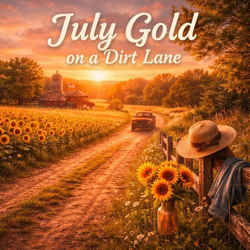 July Gold on a Dirt Lane