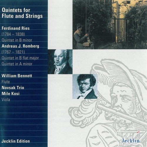 Ferdinand Ries &amp; Andreas Jakob Romberg: Quintets for Flute and Strings_poster_image