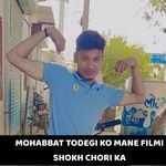 MOHABBAT TODEGI KO MANE FILMI SHOKH CHORI KA