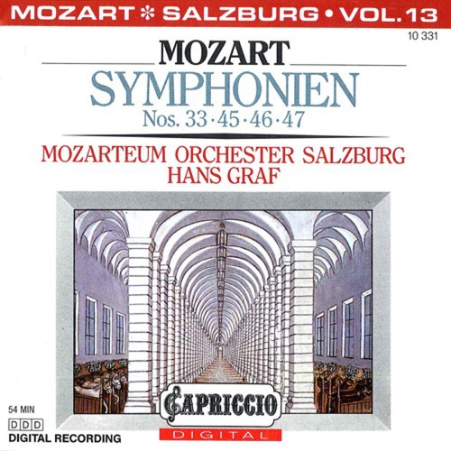 Mozart: Symphonien Nos. 33, 45, 46, 47