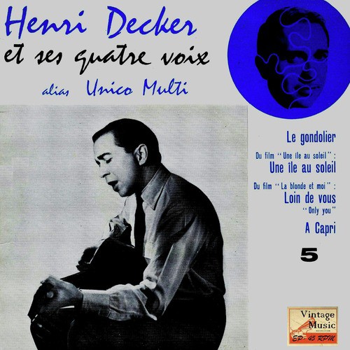 Vintage French Song Nº 101 - EPs Collectors, &quot;Le Gondolier&quot;