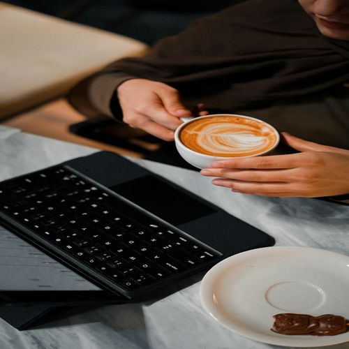 Laptop and the Coffee