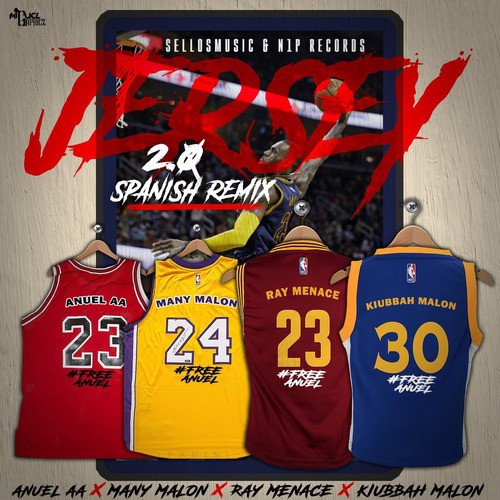 Jersey 2.0 ( Spanish Remix) [feat. Anuel Aa, Kiubbah Malon & Many Malon] cover art
