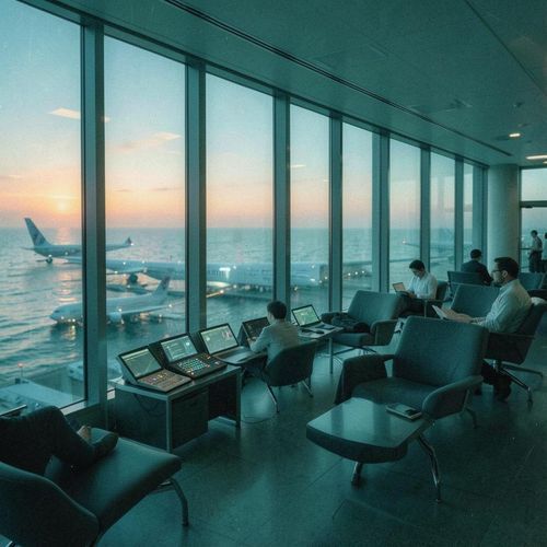 Deep Work Airport Lounge