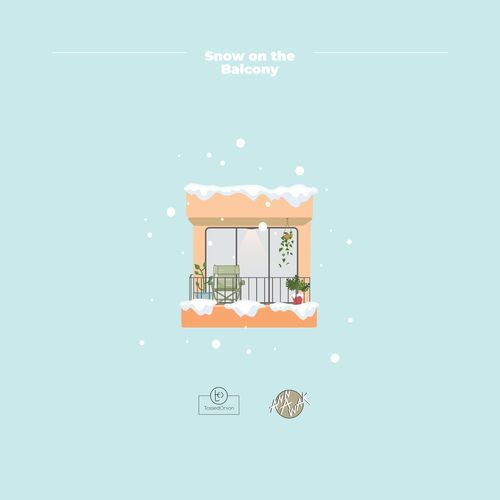 Snow on the balcony