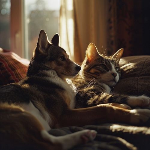 Quiet Calm Envelops Pets